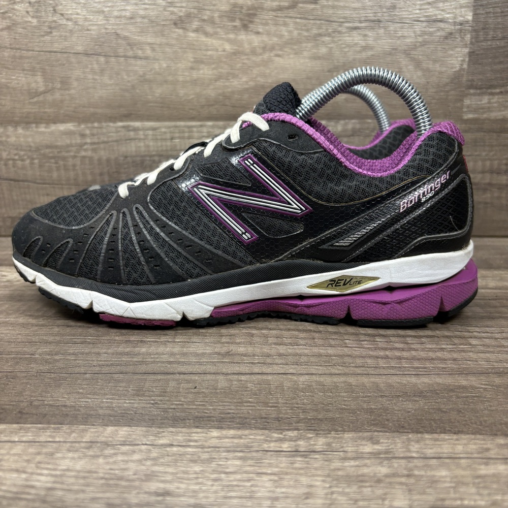 New Balance Barringer 890 Black Purple Womens US Size 9 WR890PB Sneakers - Picture 4 of 10